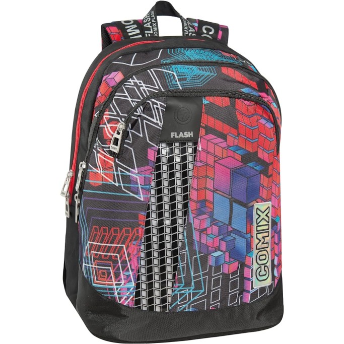 Zaino Organizzato Comix Flash Cube Wave