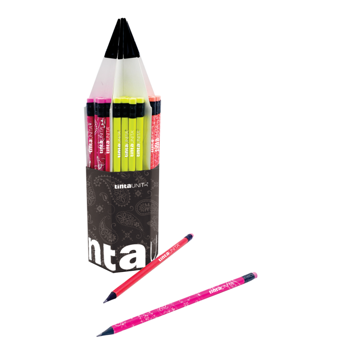 Tinta Unita Matita con gommino Fluo