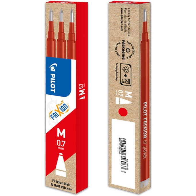 Pilot Frixion Ball mine da 0.7 confezione da 3 pezzi