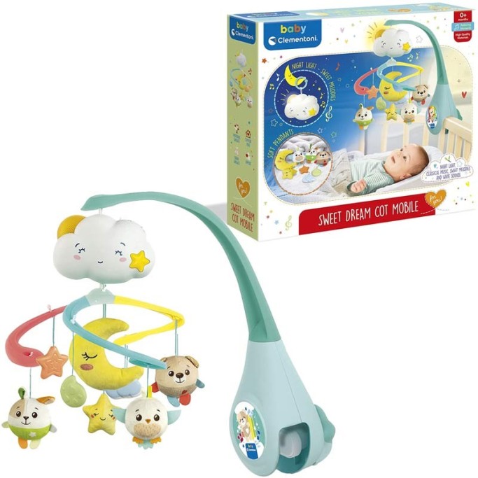 CLEMENTONI GIOSTRINA NEONATO SWEET AND DREAM COT MOBILE