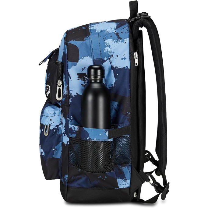 ZAINO SEVEN  SCUOLA REVERSIBILE POCKETS THE DOUBLE