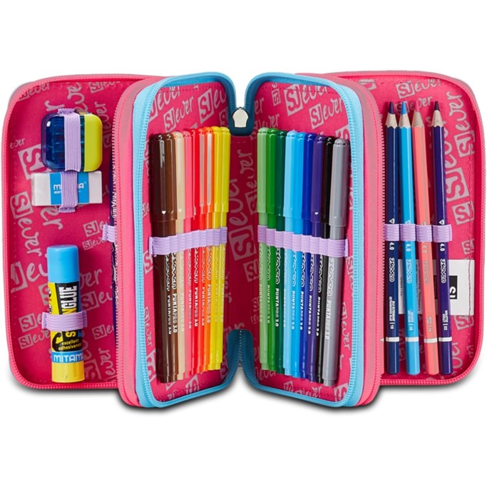 Astuccio SJ Ever  Scuola 3 Zip