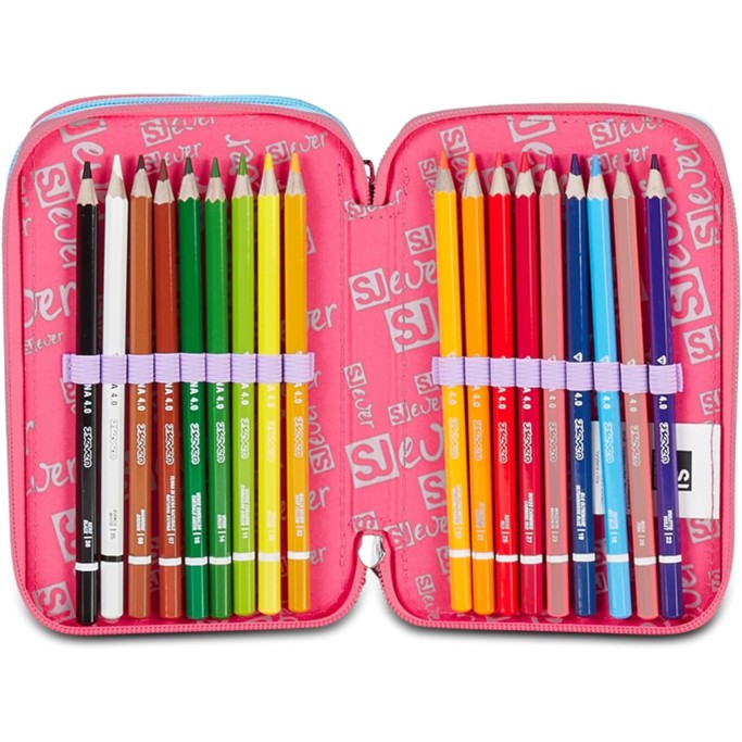 Astuccio SJ Ever  Scuola 3 Zip