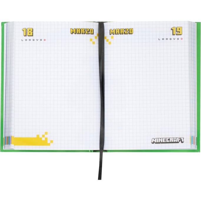 Diario Scuolastico 13x17.8 cm MINECRAFT
