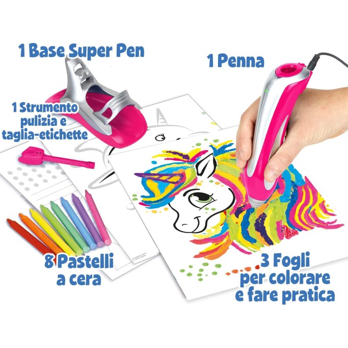 Super Pen Unicorno Neon