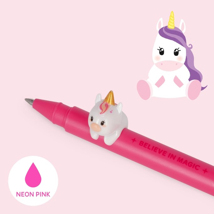 Legami - Penna Gel con Animaletto Decorativo Unicorno