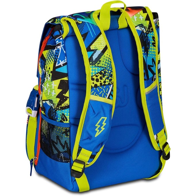 SJ Gang Zaino Scuola Estensibile, Blu, Sphere Full Boy