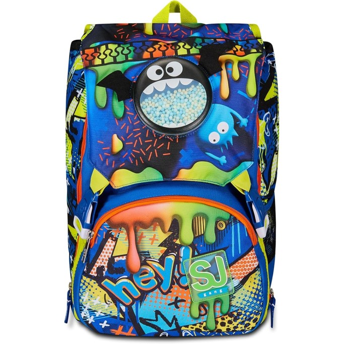SJ Gang Zaino Scuola Estensibile, Blu, Sphere Full Boy