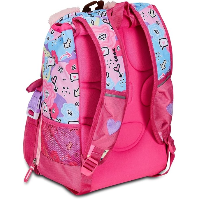 SJ Gang Zaino Scuola Estensibile, Rosa