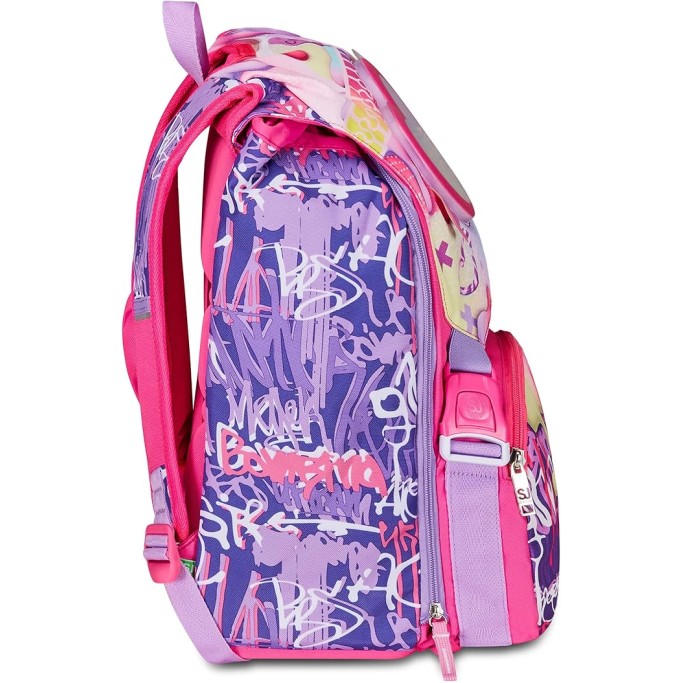 SJ Gang Zaino Scuola Estensibile, Rosa