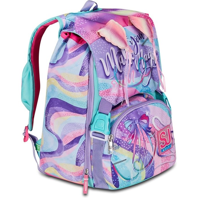 SJ Gang Zaino Scuola Estensibile, Viola
