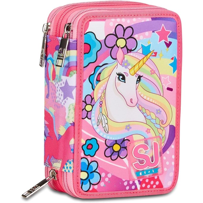 SJ Gang Astuccio Scuola 3 Zip