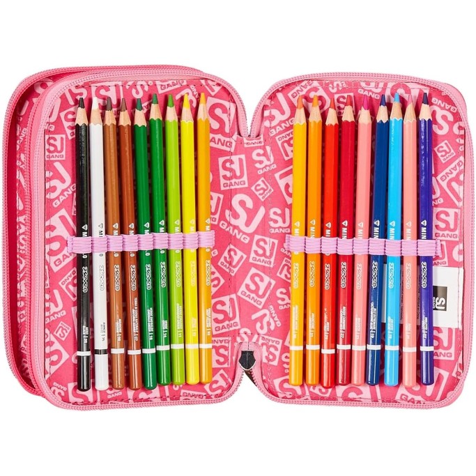 SJ Gang Astuccio Scuola 3 Zip