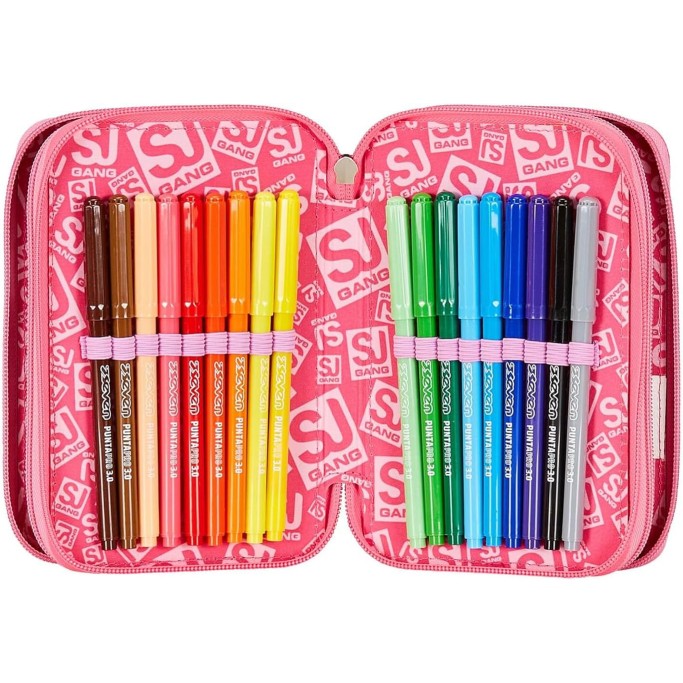 SJ Gang Astuccio Scuola 3 Zip