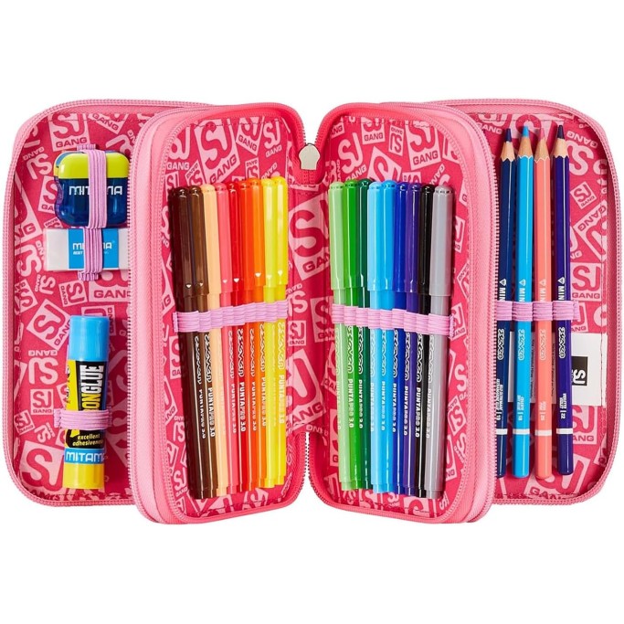 SJ Gang Astuccio Scuola 3 Zip