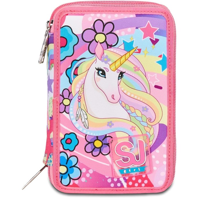 SJ Gang Astuccio Scuola 3 Zip
