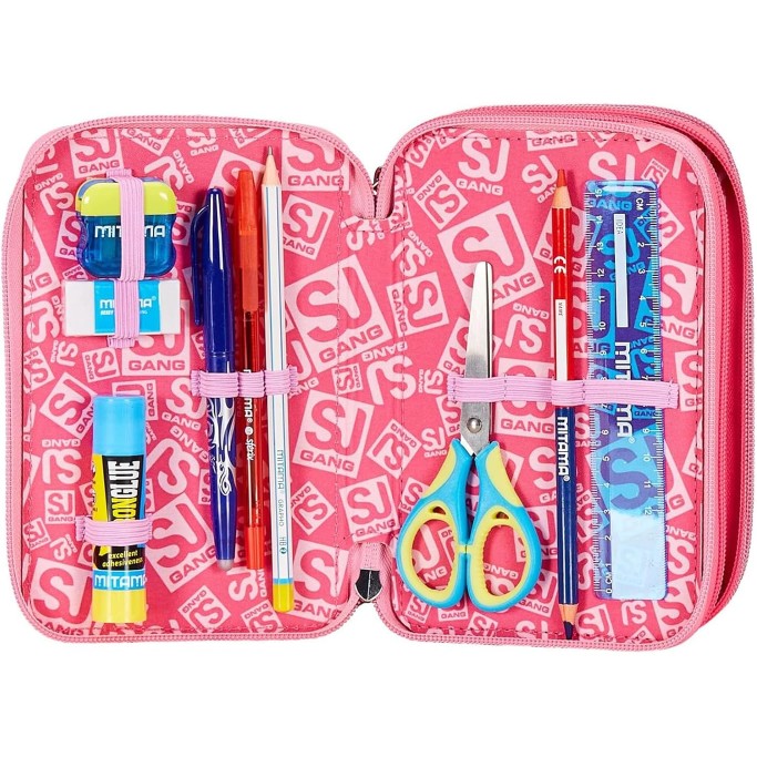 SJ Gang Astuccio Scuola 3 Zip
