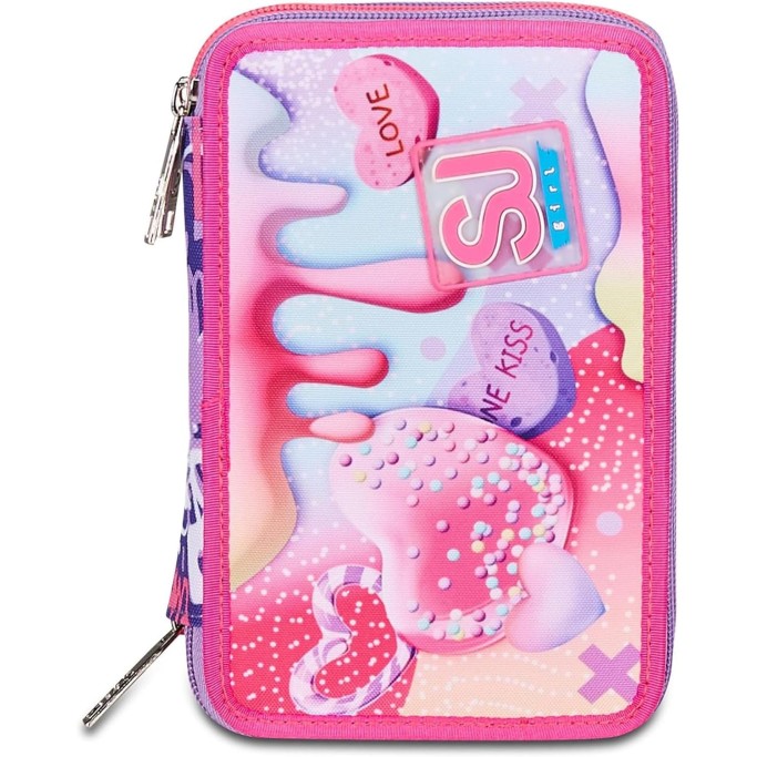 SJ Gang Astuccio Scuola 3 Zip