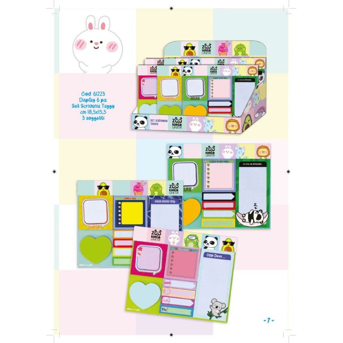 Set scrivania notes Taggy