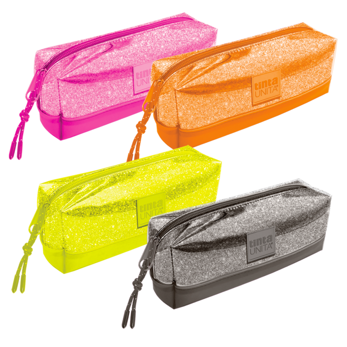 Pouch astuccio rettangolare in pvc e silicone Tinta Unita Luxury Fluo