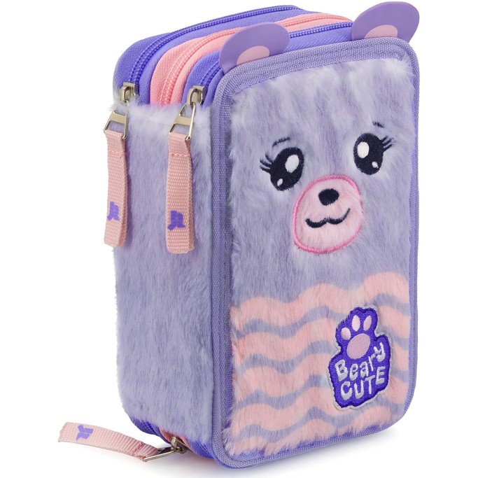 Astuccio 3 zip Bear