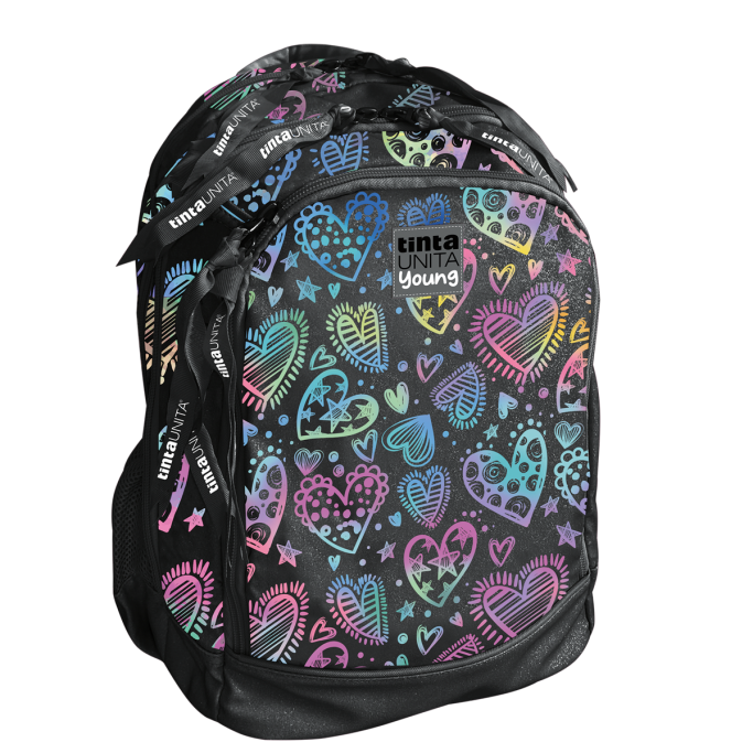 Zaino dream glitter nero Tinta Unita
