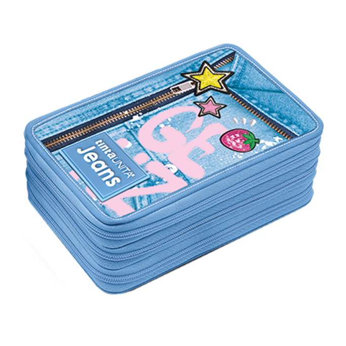 Astuccio 3 zip Genz