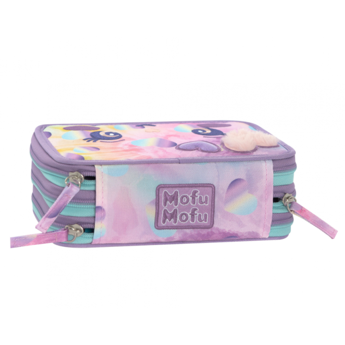 Astuccio 3 zip Mofumofu Rabbit