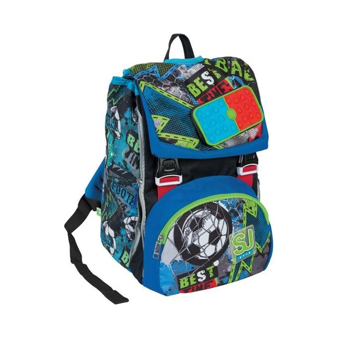 Zaino scuola Sdoppiabile Big SJ Gang Clack It Boy, Royal Blue