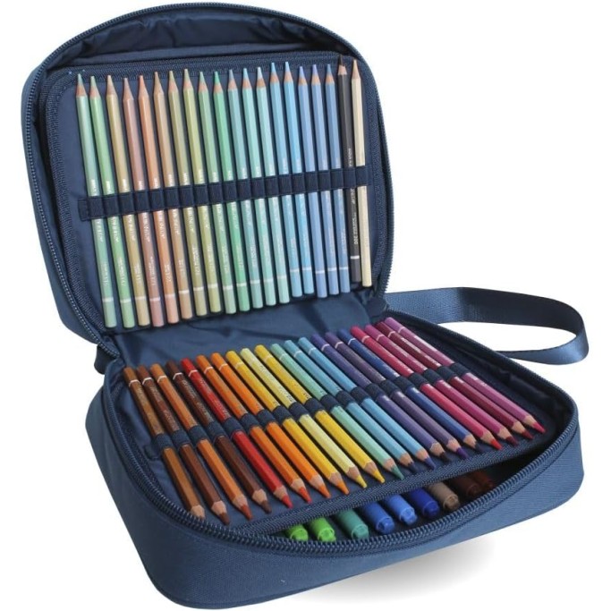 PREMIUM ART BOX 144 PASTELLI BLU