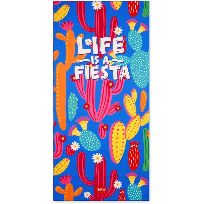 Telo Microfibra Mare Cactus - Ultraleggero 85x180cm