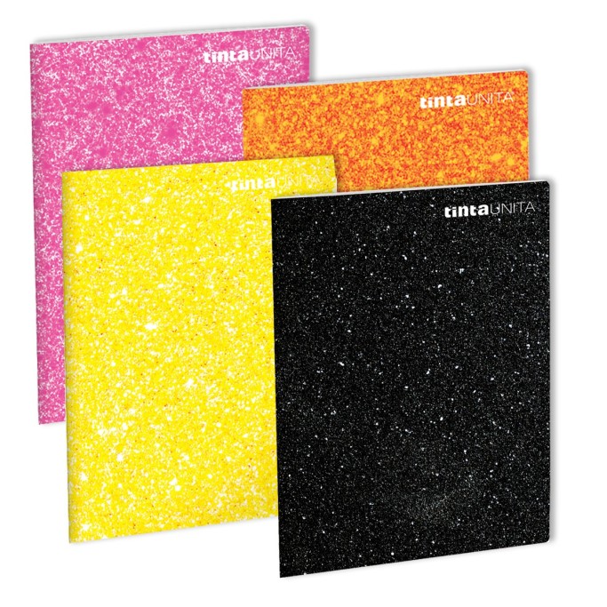 Tinta Unita Quaderno maxi gr.100 Fluo glitter