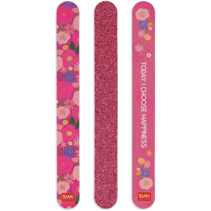 Legami, Set di 3 Lime per Unghie, Flower