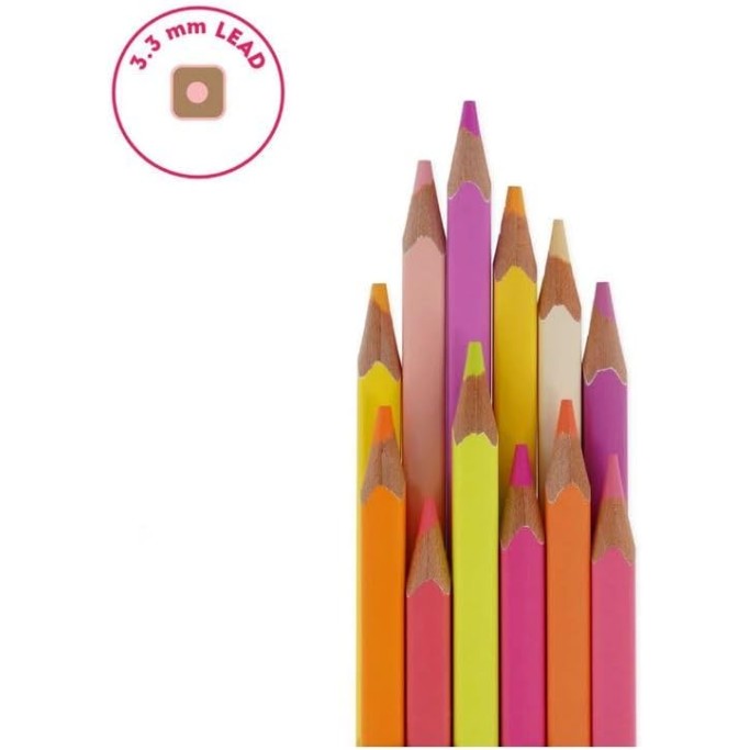 Legami Set di 12 Matite Colorate - Sunset Palette