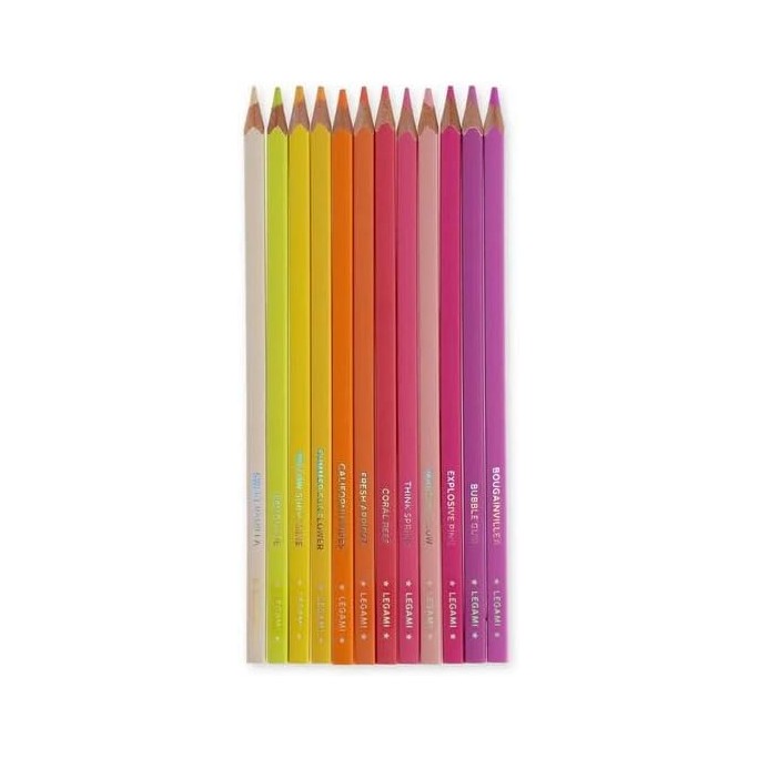 Legami Set di 12 Matite Colorate - Sunset Palette