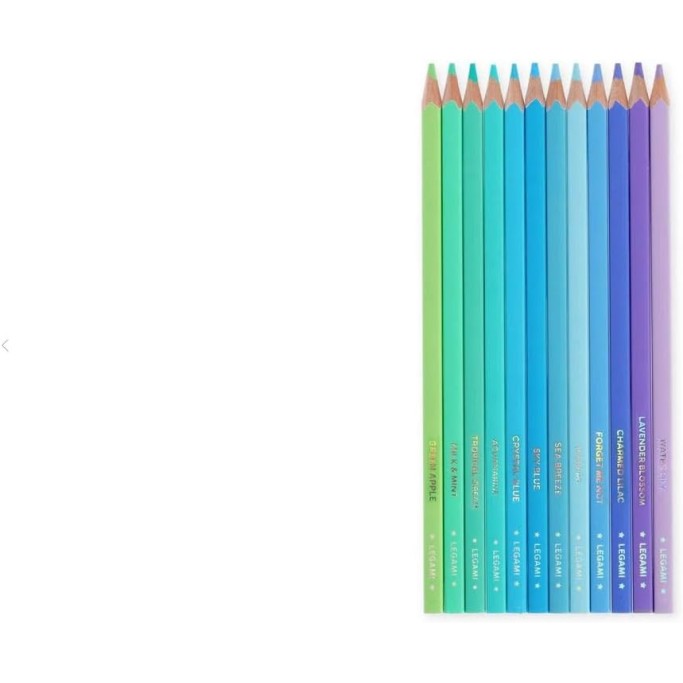 Legami Set di 12 Matite Colorate - Ocean Palette