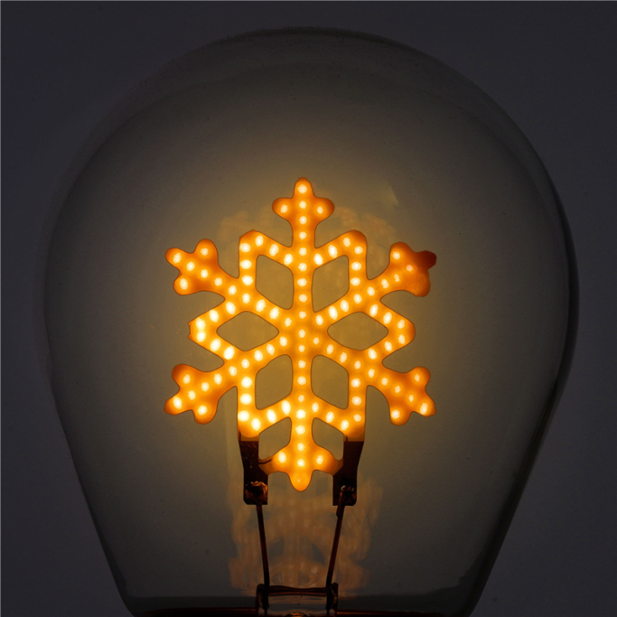 Legami Natale, Lampada da Tavolo a forma di Lampadina Snowflakes