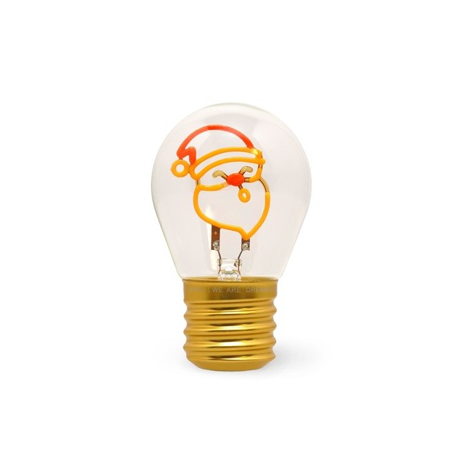 Legami Lampada da Tavolo a forma di Lampadina Santa Claus