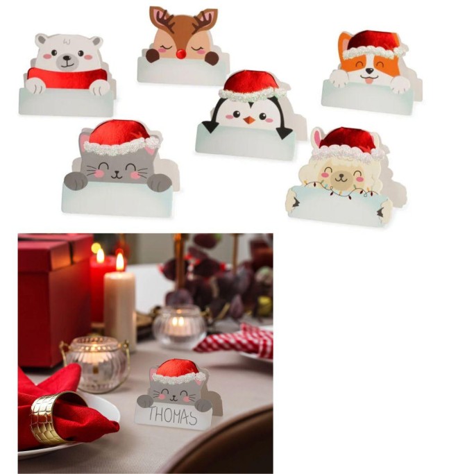 Legami, Set di 12 Segnaposto Natalizi