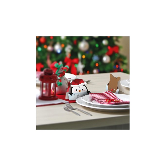 Legami Natale, Set di 12 Segnaposto Natalizi