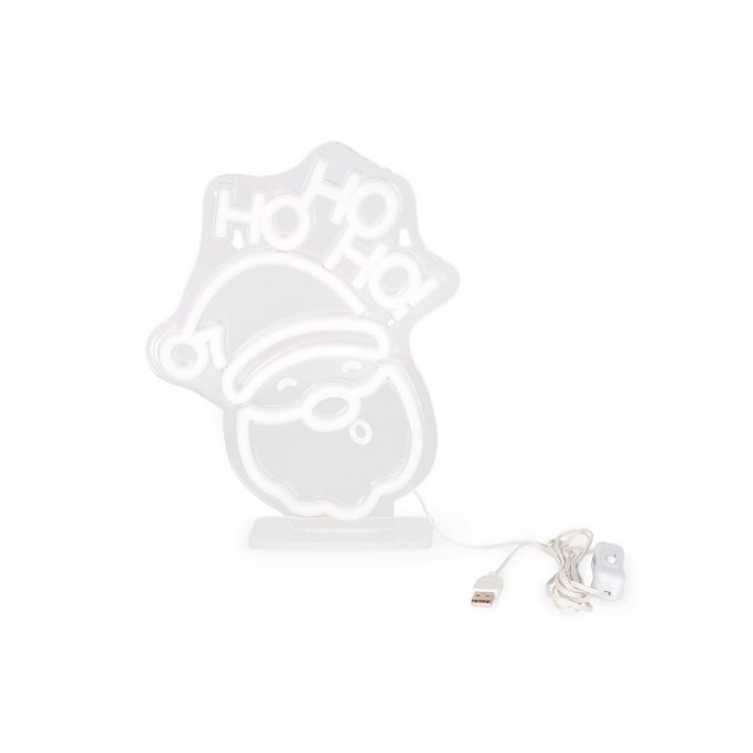 Legami Natale, Insegna Luminosa Led a Effetto Neon, Santa Claus,
