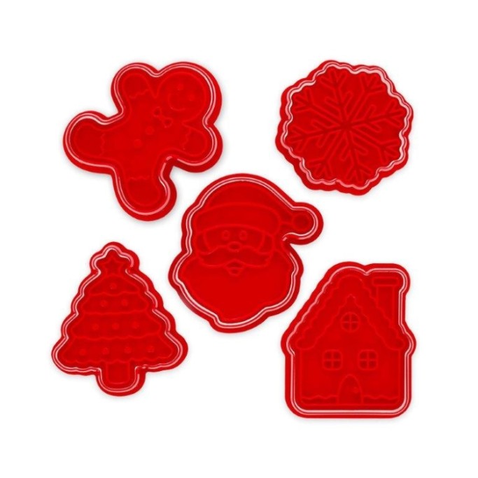 Legami Natale, Set 6 Formine per Biscotti, Christmas