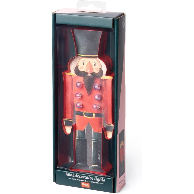 Legami Natale, Mini Luce Decorativa, 8x21 cm, Tema Nutcracker