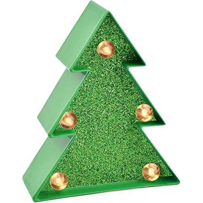 Legami Natale, Mini Luce Decorativa, 8,3x10 cm, Tema Xmas Tree