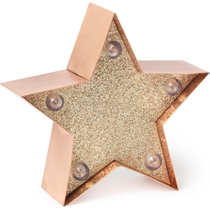 Legami Natale, Mini Luce Decorativa,10x9,5 cm, Tema Stars
