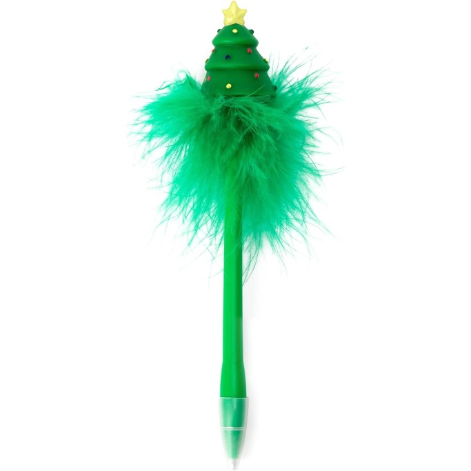 Legami Natale, Penna a Sfera con Albero di Natale luminoso