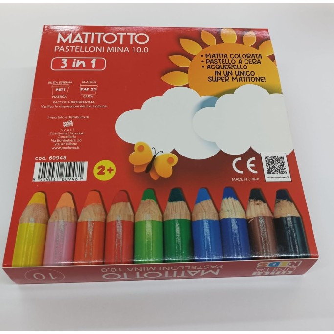 Kids Matitotto da 10 Super Pastelloni 10.0