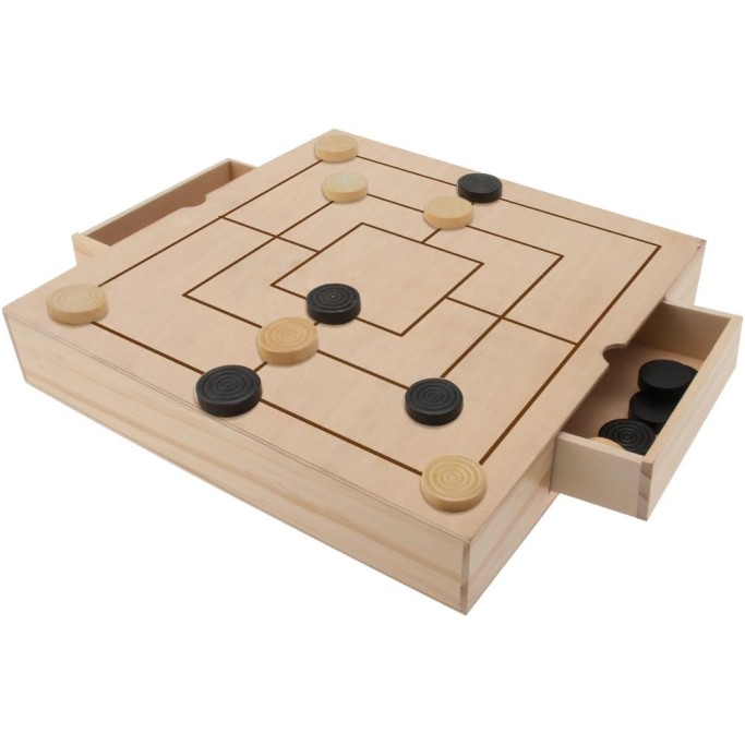 DAMA SCACCHI TRIA IN LEGNO