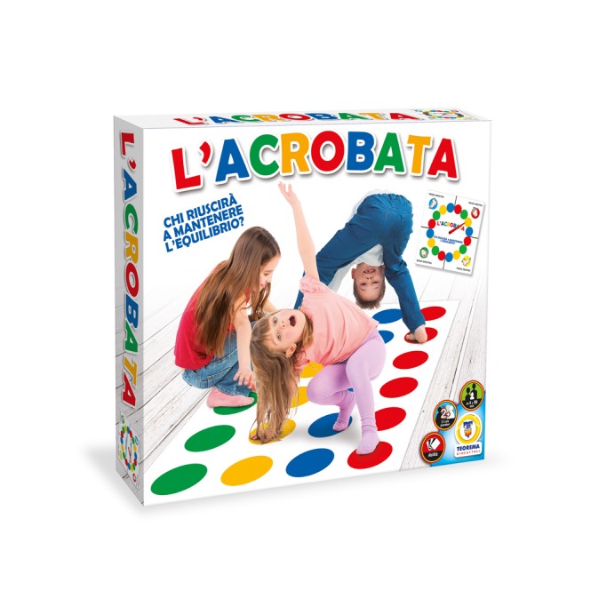 L'ACROBATA PROVA A MANTENERE L'EQUILIBRIO