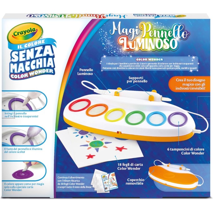 CRAYOLA Color Wonder MagiPennello Luminoso